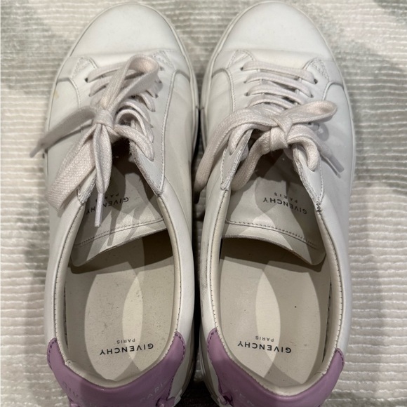 Givenchy Shoes - Givenchy Women's White and Lavender Sneakers